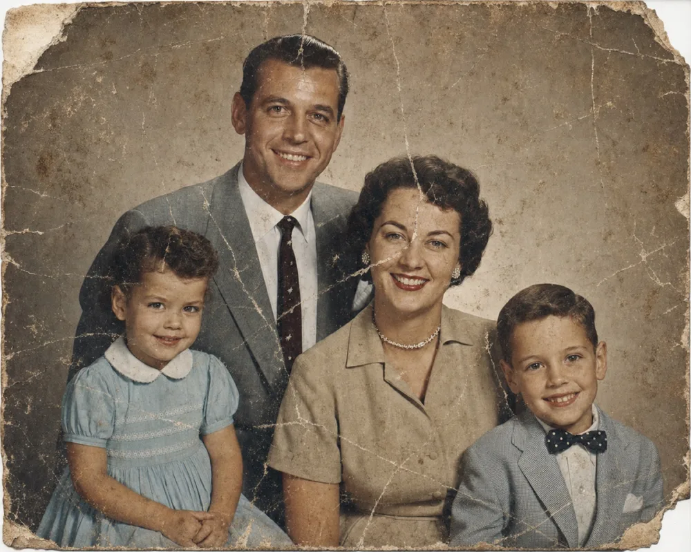 Restore Old Photos with AI — before