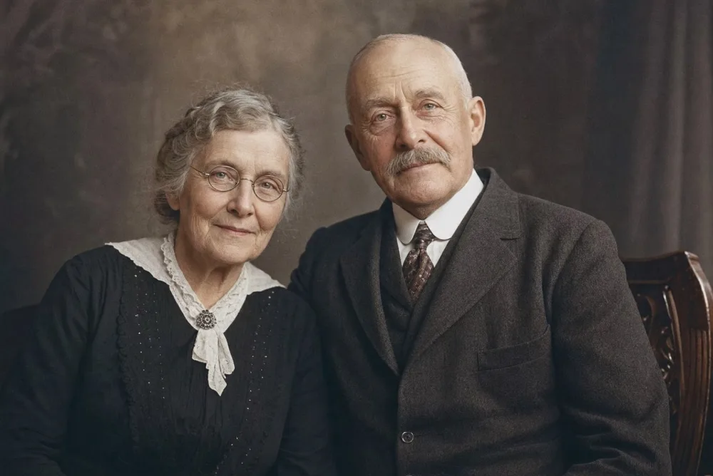 The same portrait restored with OldtoLife